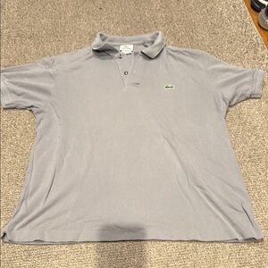 Lacoste Gray Polo Shirt Classic Short Sleeve